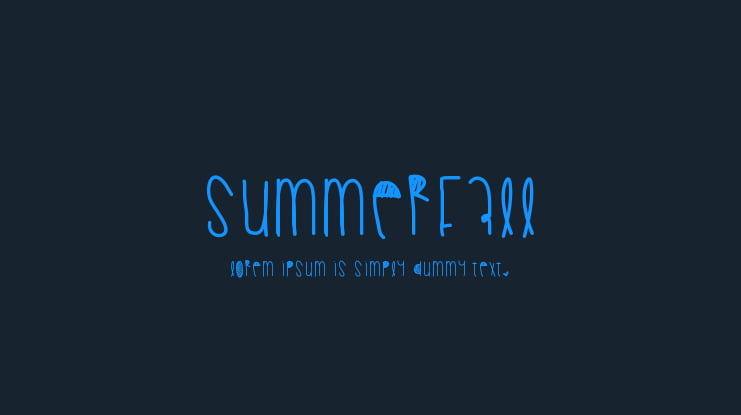 Summerfall Font