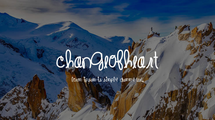 ChangeOfHeart Font