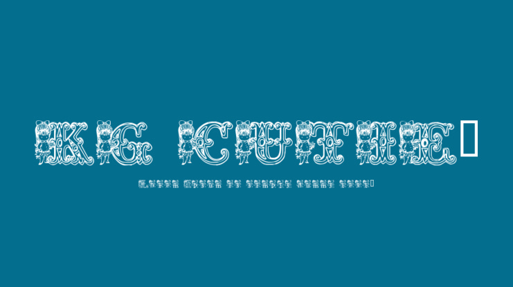 KG CUTIE1 Font