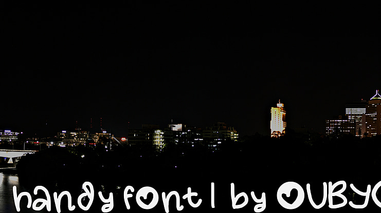 handy font 1 by OUBYC