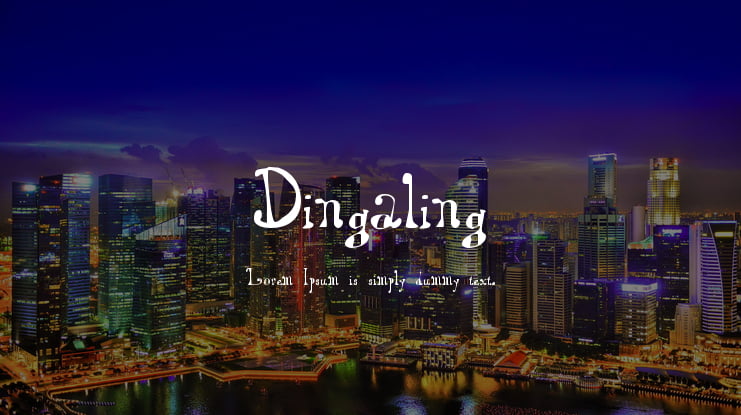 Dingaling Font