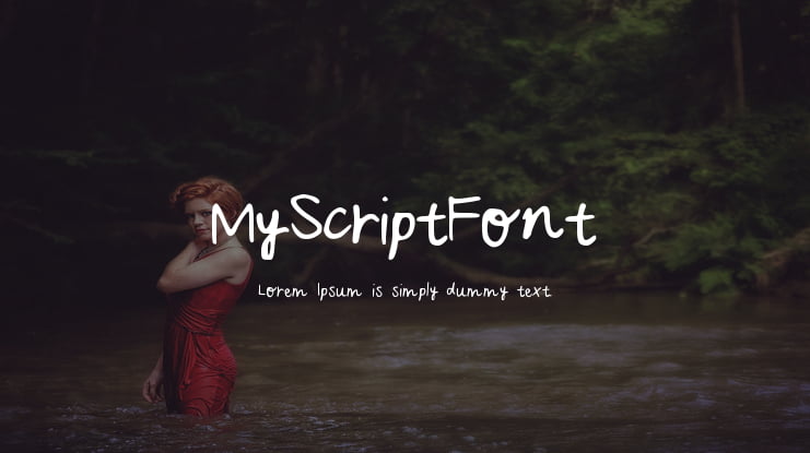 MyScriptFont Font