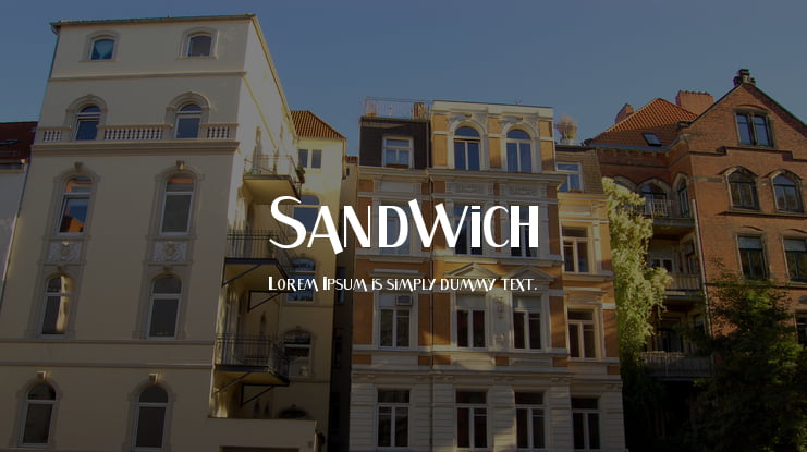 Sandwich Font