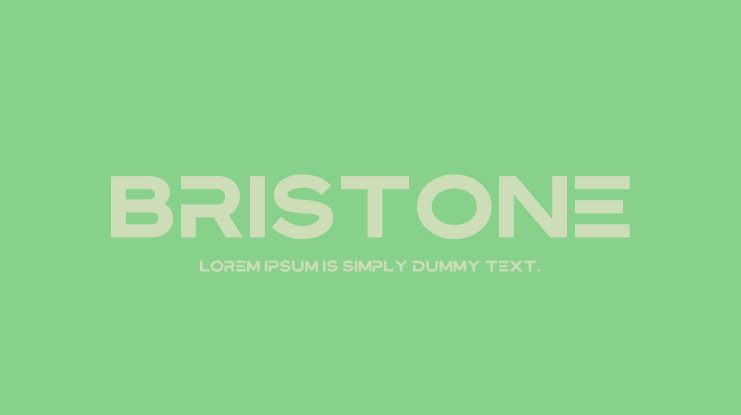 Bristone Font
