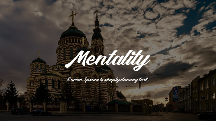 Mentality Font
