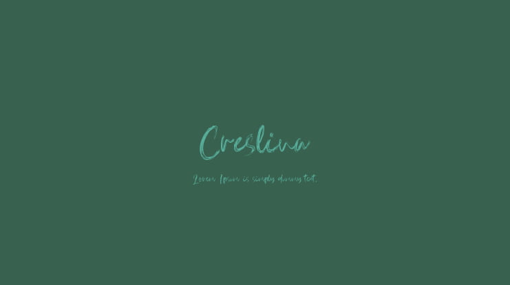 Creslina Font