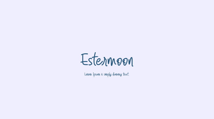 Estermoon Font