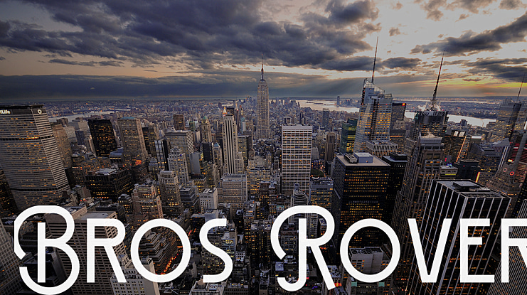 Bros Rover Font