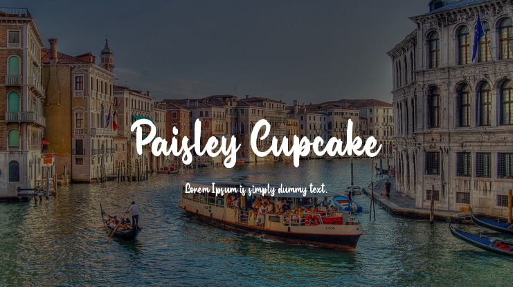 Paisley Cupcake Font
