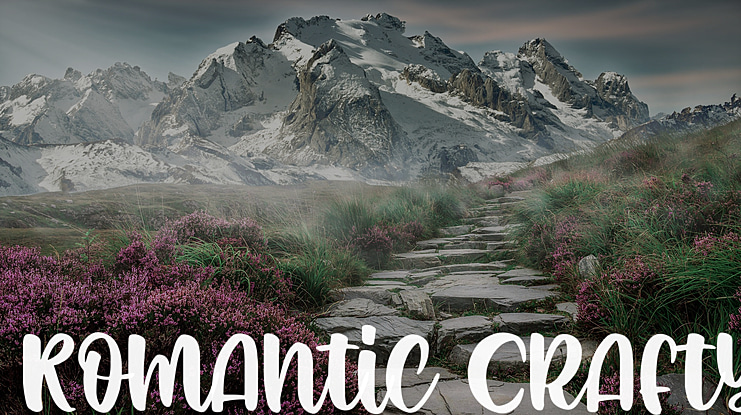 Romantic Crafty Font