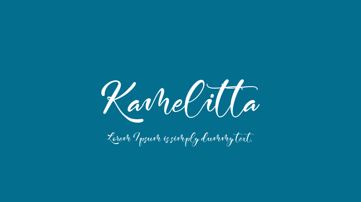 Kamelitta Font