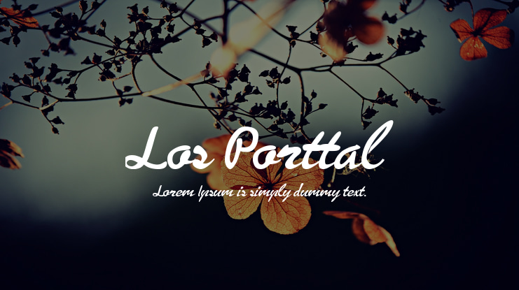 Los Porttal Font