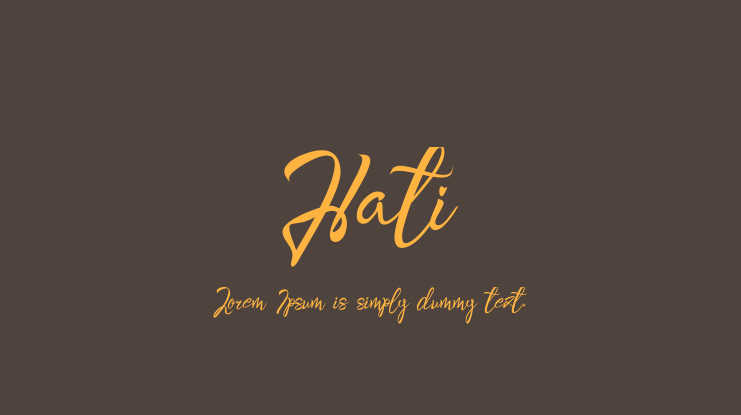 Hati Font