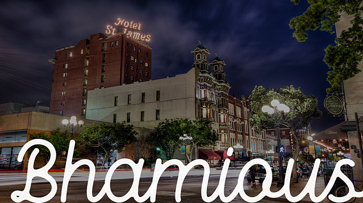 Bhamious Font