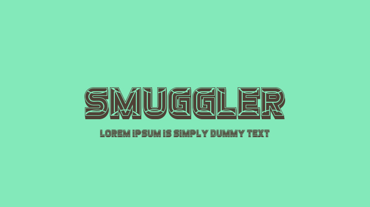 Smuggler Font