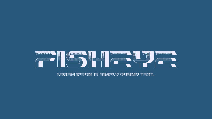 Fisheye Font