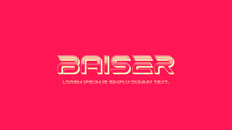 Baiser Font Family