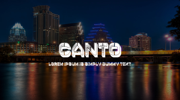 Canto Font Family