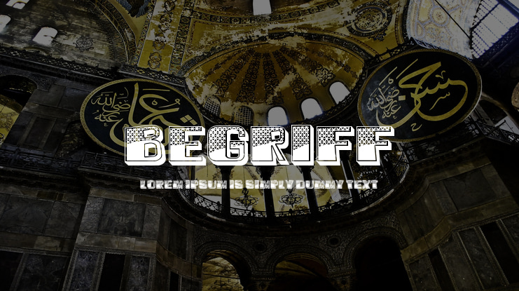 Begriff Font