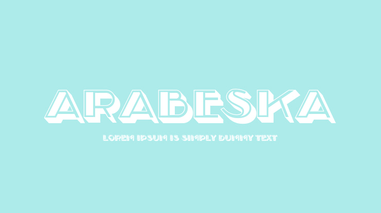Arabeska Font Family