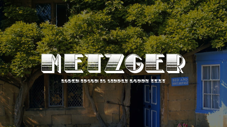 Metzger Font