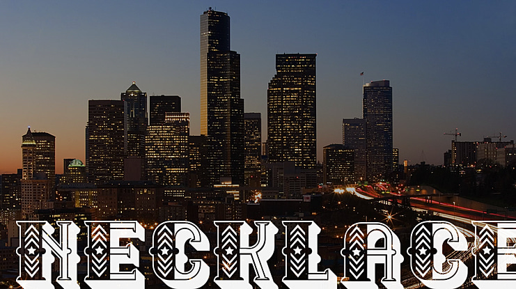 Necklace Font Family