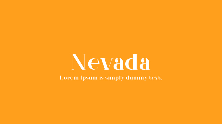 Nevada Font