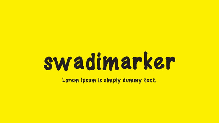 swadimarker Font