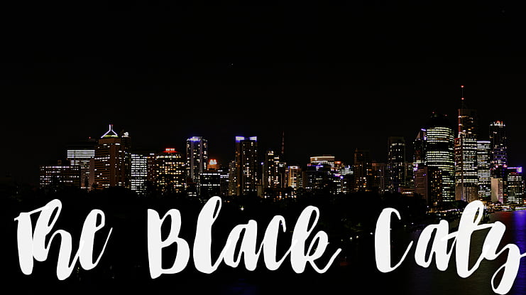 The Black Cats Font
