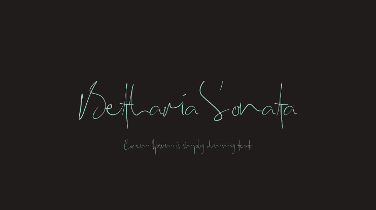 BethariaSonata Font