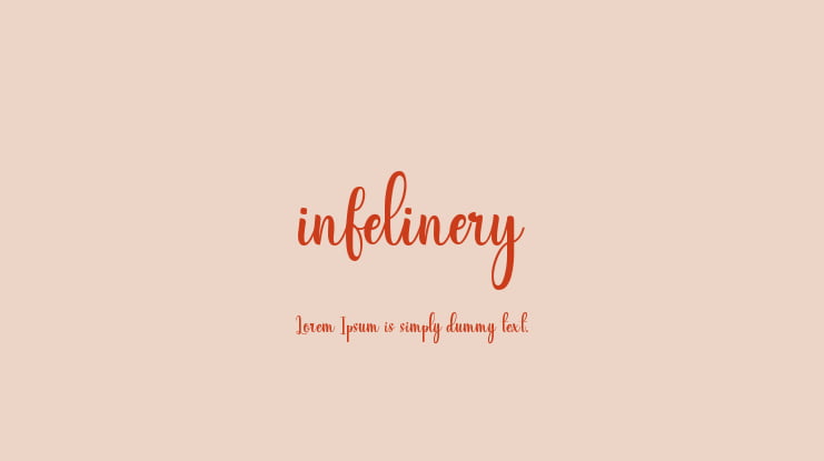 infelinery Font