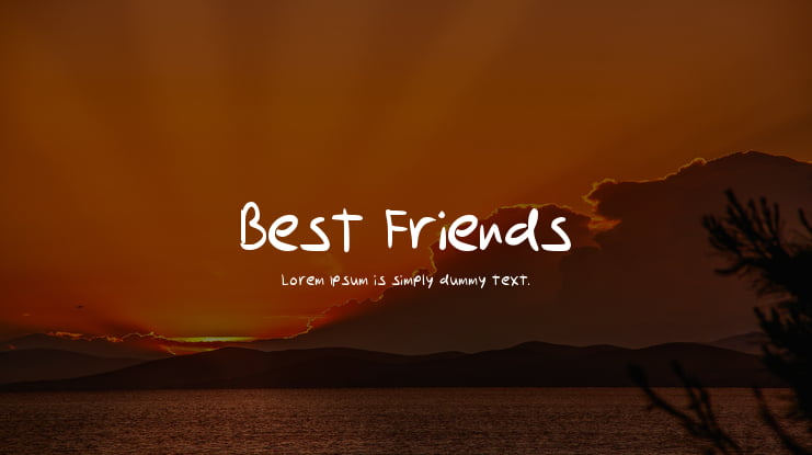 Best Friends Font