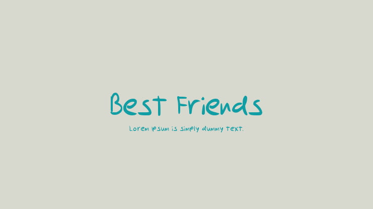 Best Friends Font
