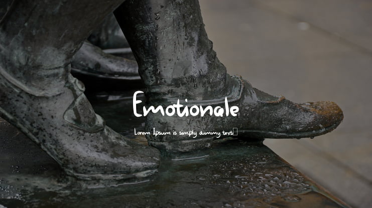 Emotionale Font