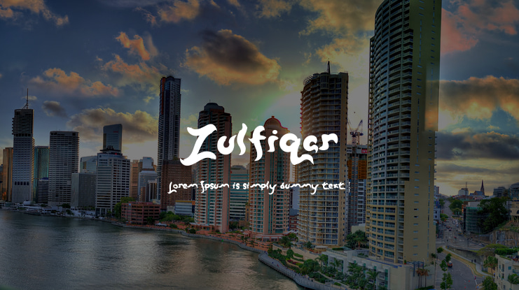 Zulfiqar Font