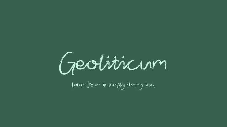 Geoliticum Font