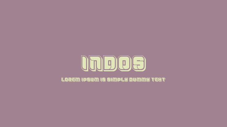 Indos Font Family