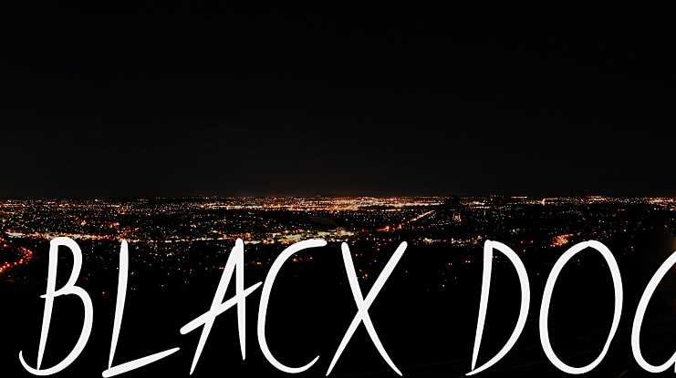 BLacx Dog Font