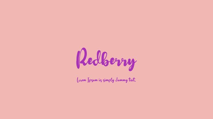 Redberry Font