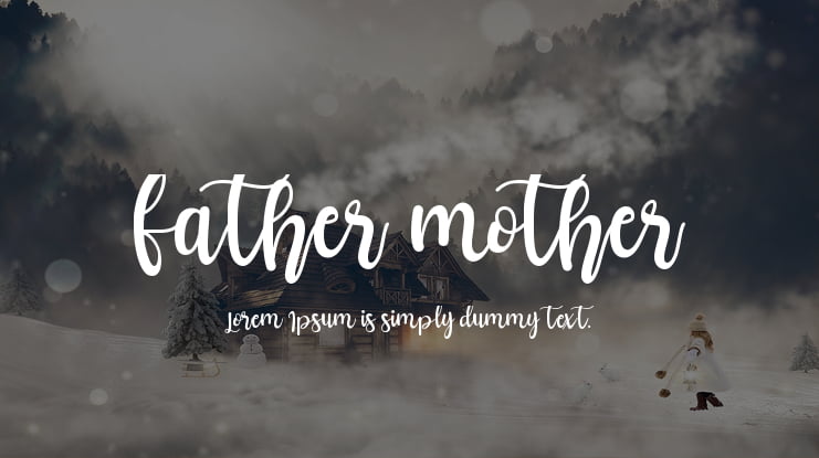 father mother Font