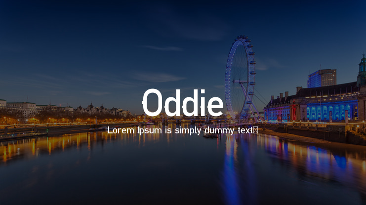 Oddie Font
