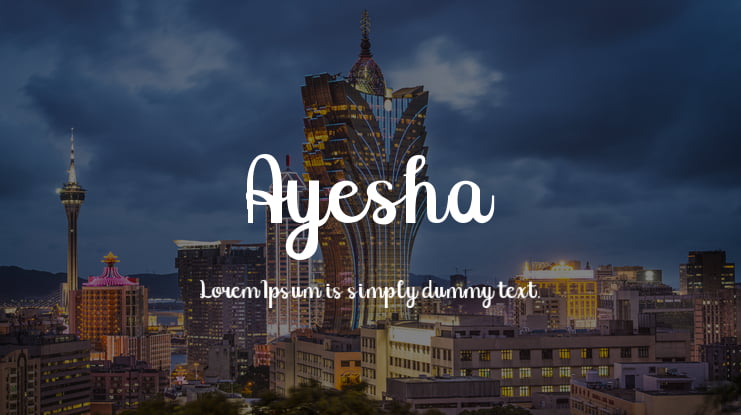 Ayesha Font