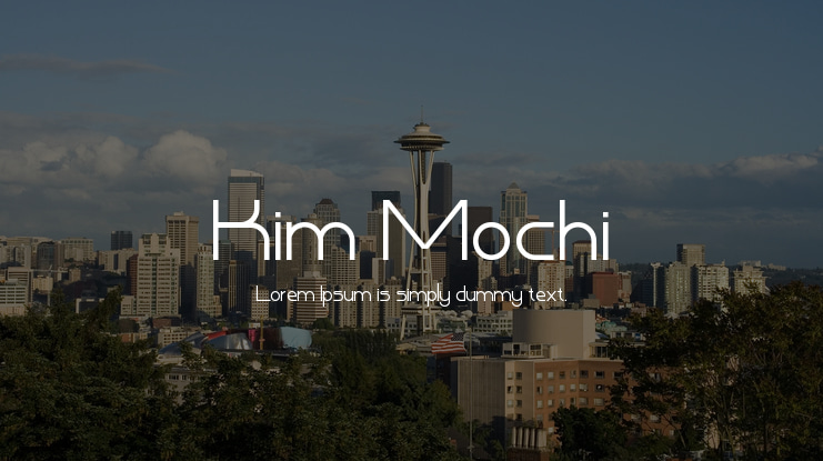 Kim Mochi Font