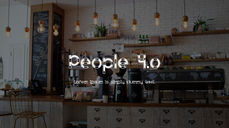 People 4.o Font