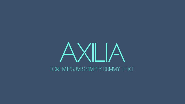 Axilia Font