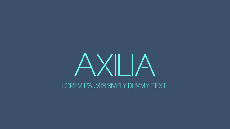 Axilia Font