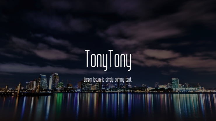 TonyTony Font