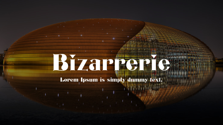 Bizarrerie Font