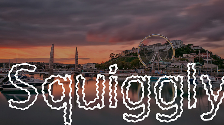 Squiggly Font