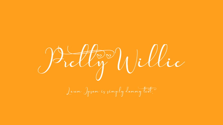 Pretty Willie Font Family